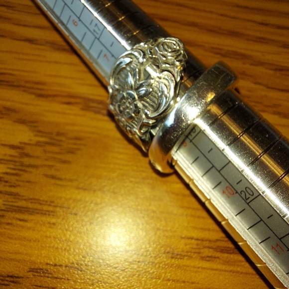 Vintage Prestige Plate Size 9 Spoon Ring. - Picture 8 of 9